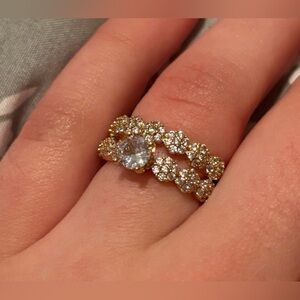 Women’s cubic zirconia ring set